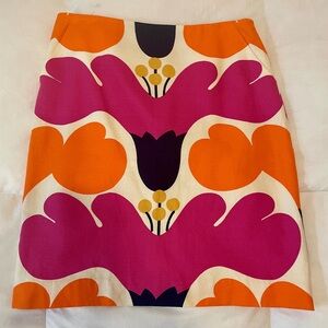 Lilly Pulitzer Oh Jackie Cotton Twill Skirt Size 4